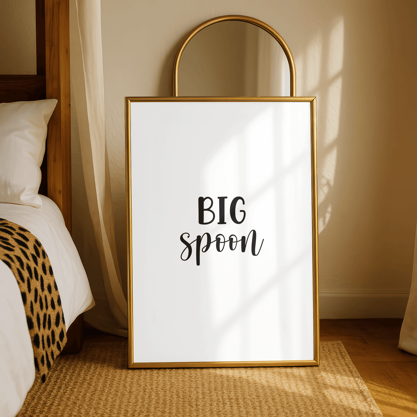 Big Spoon Bedroom Print