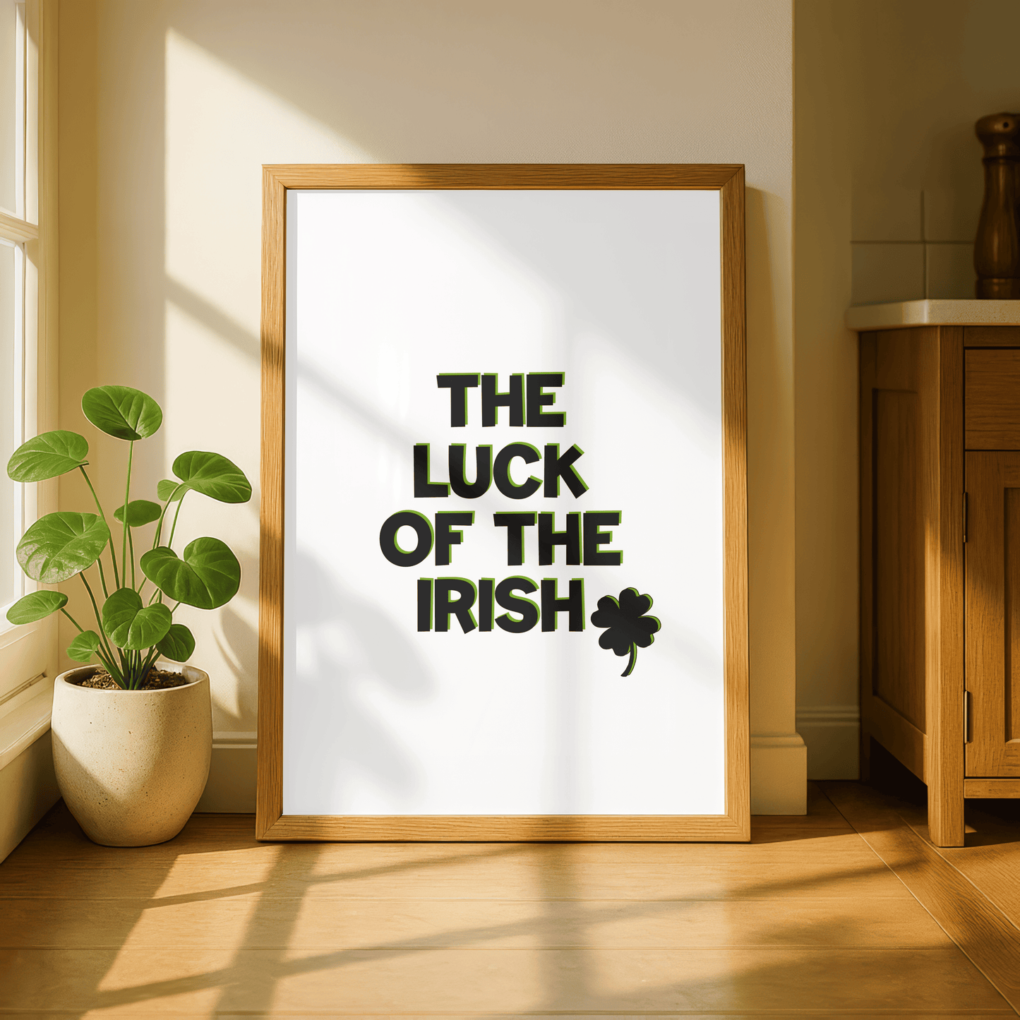 The Luck of the Irish Minimal Print
