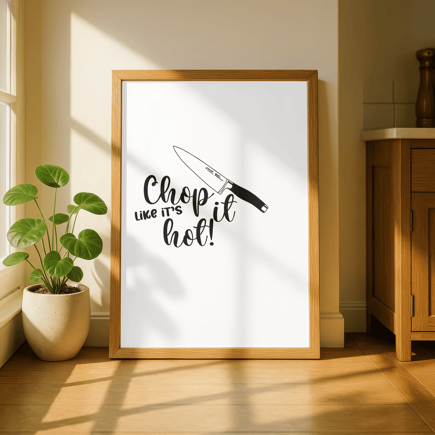 Chop It Like It's Hot Kitchen Print