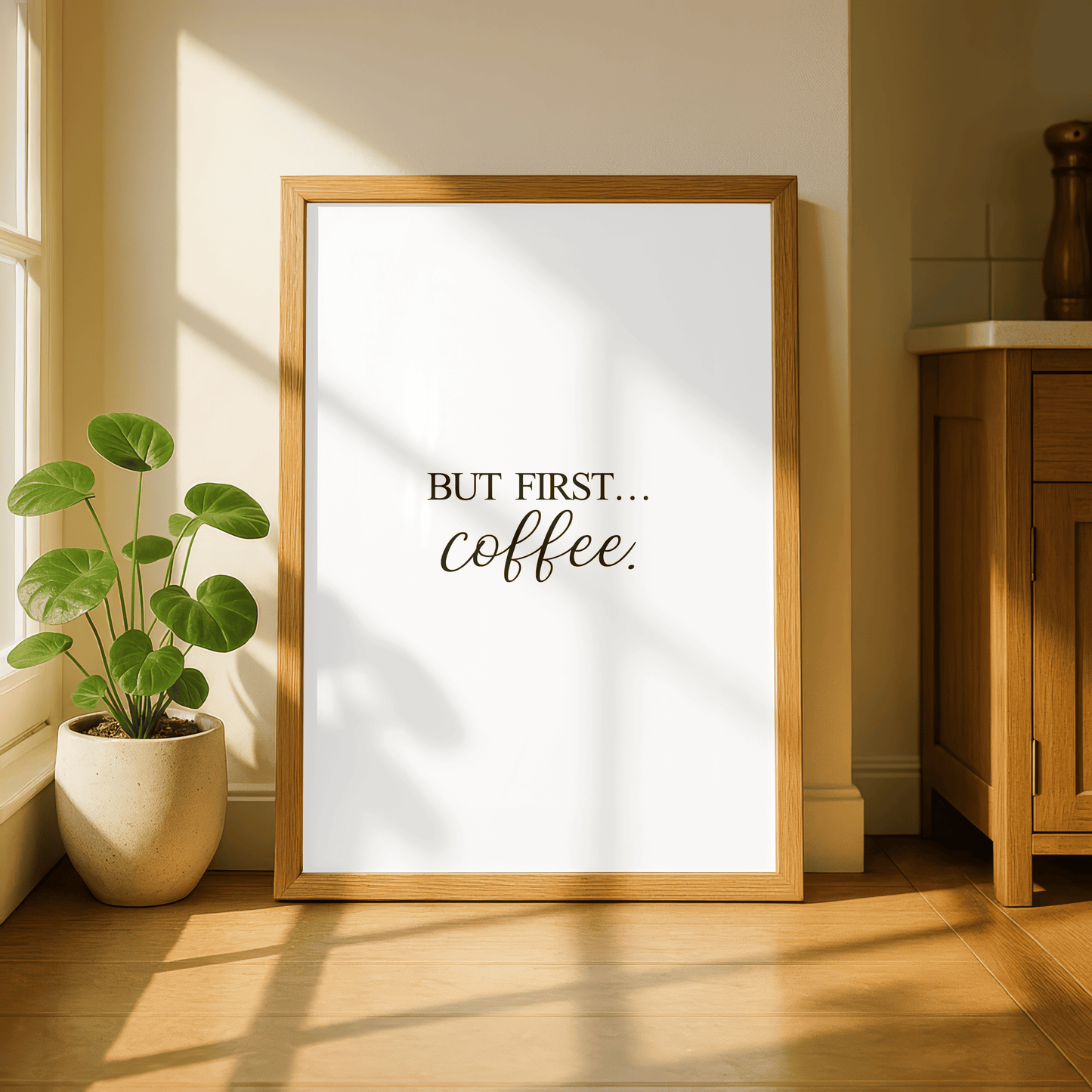 Minimal Coffee Kitchen Print