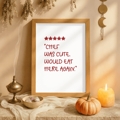 5-Star Review Kitchen Print
