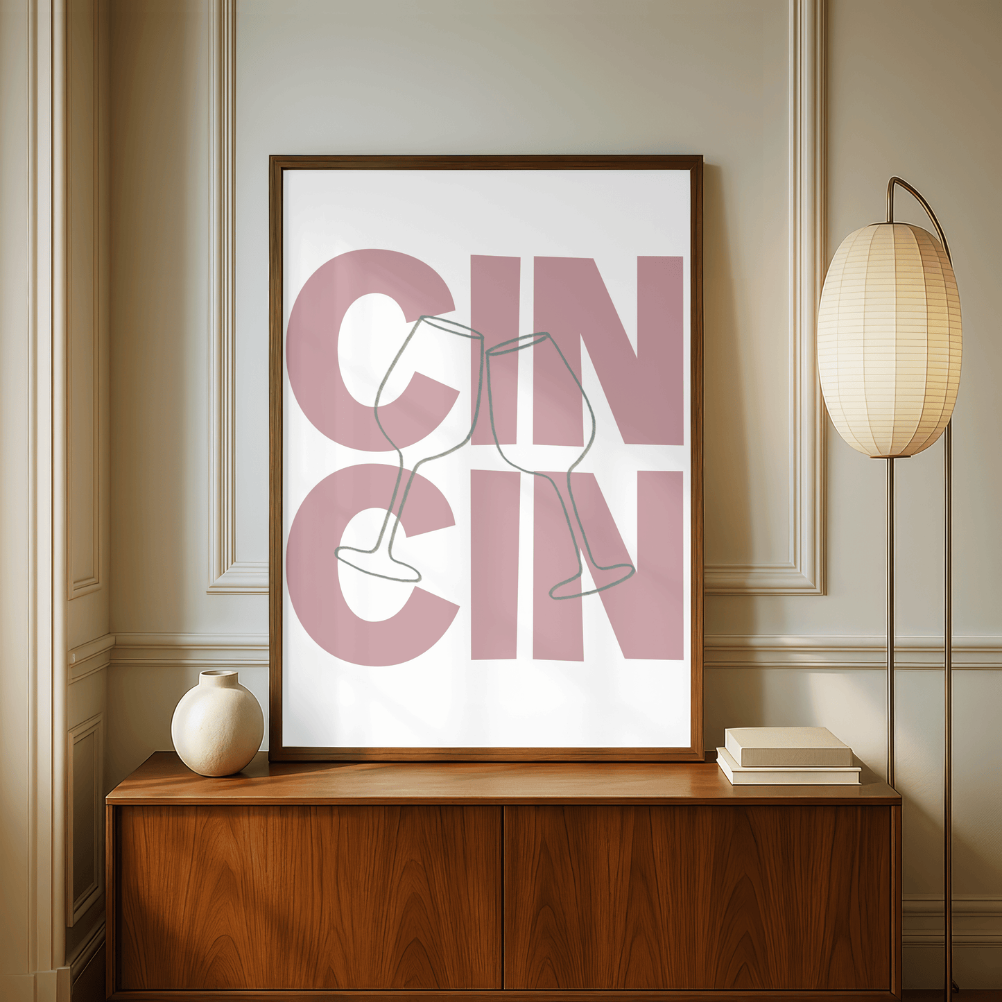 Cin, Cin Bar Print