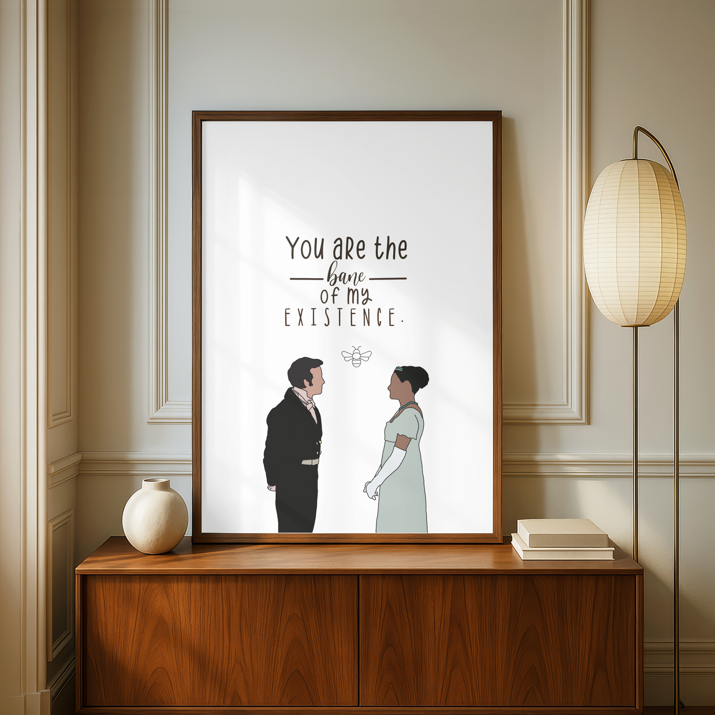 Kate x Anthony Bridgerton Quote Print - A5