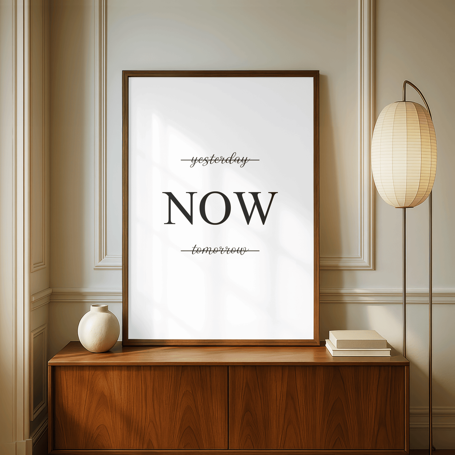Yesterday, Now, Today Minimal Print