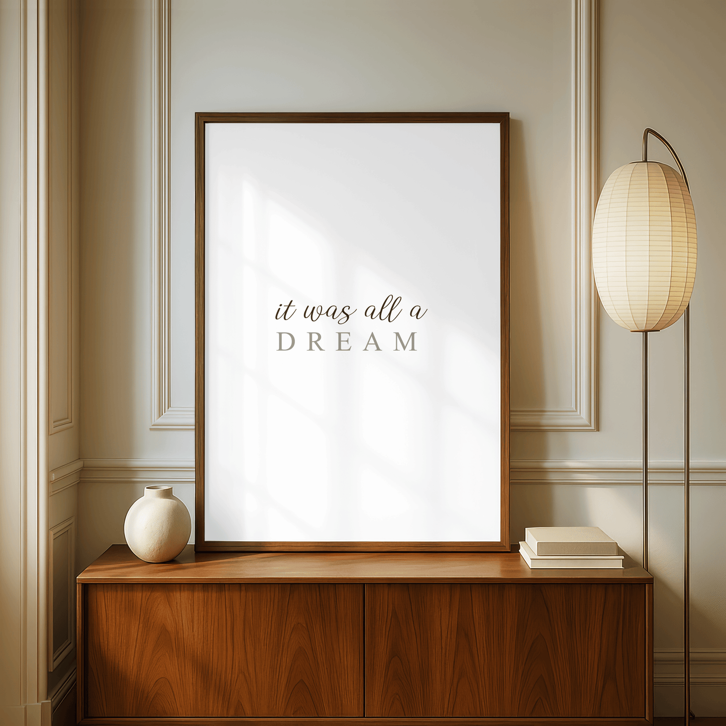 It Was All A Dream Minimal Print