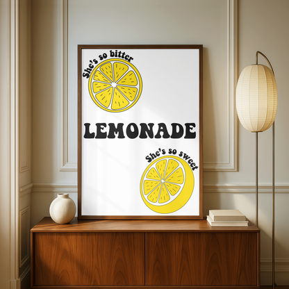 Louis Tomlinson "Lemonade" Lyric Print - A5