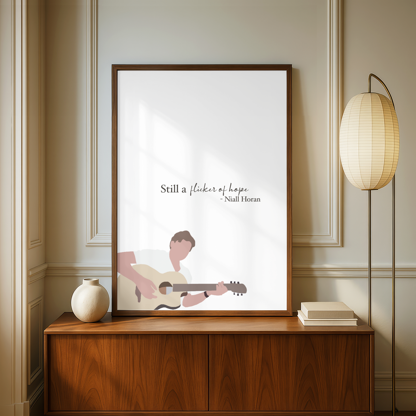Niall Horan "Flicker" Lyric Print - A5
