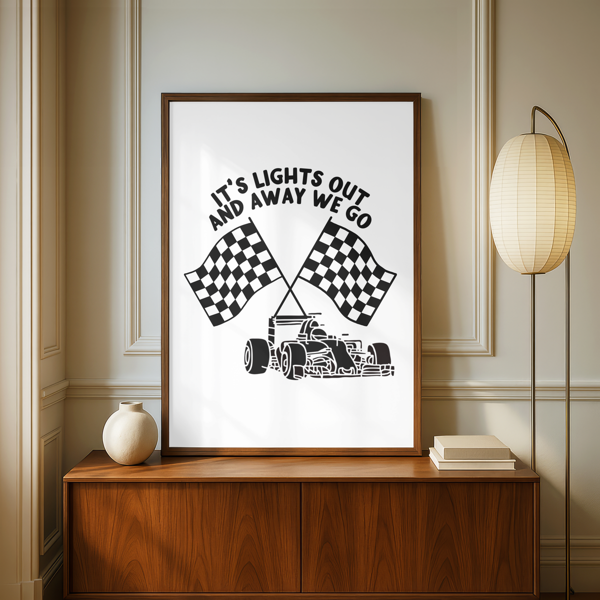 Motor Racing Inspired Print