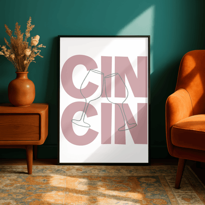Cin, Cin Bar Print