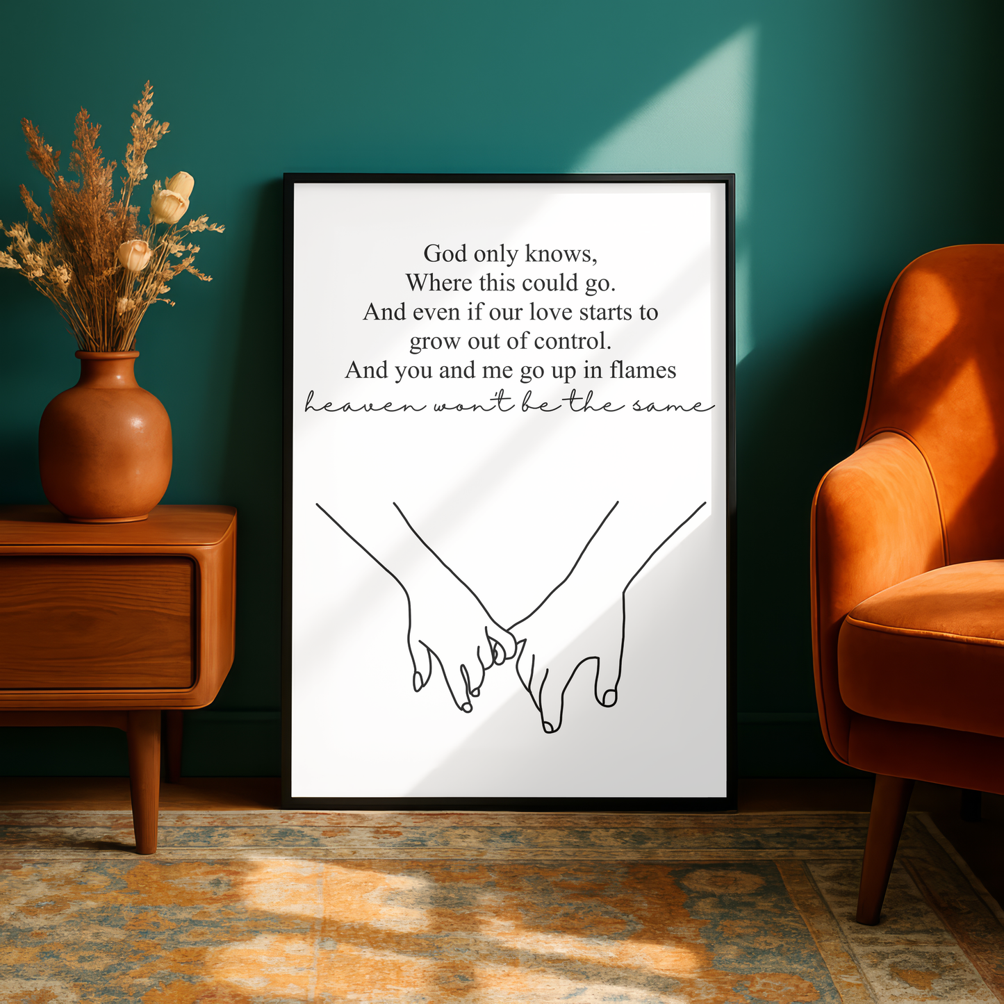 Niall Horan "Heaven" Lyric Print - A5