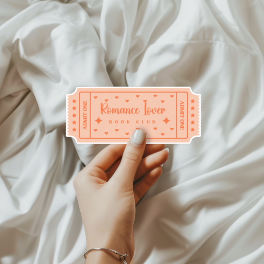 Romance Lover Book Club Sticker