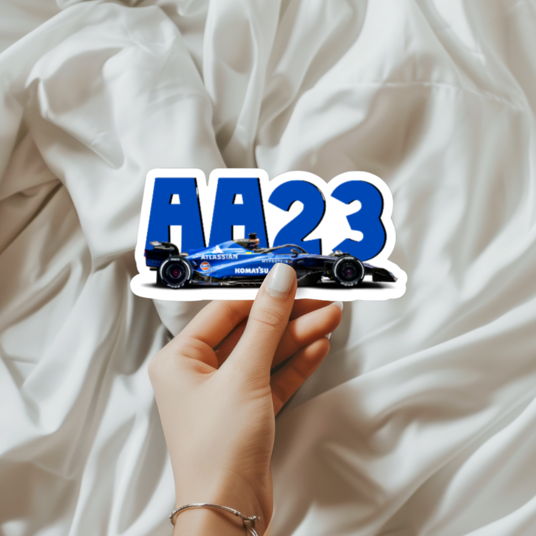 F1 Driver Sticker Name