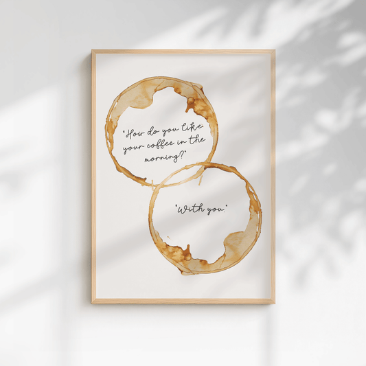Coffee Couple Kitchen Print