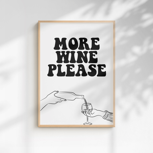 More Wine Please Print