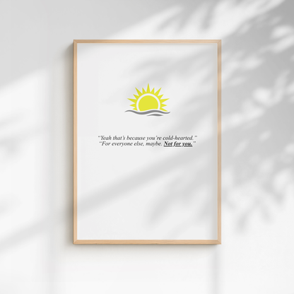 S2 The Summer I Turned Pretty Quote Print - A5
