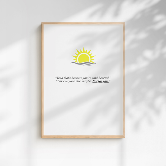 S2 The Summer I Turned Pretty Quote Print - A5