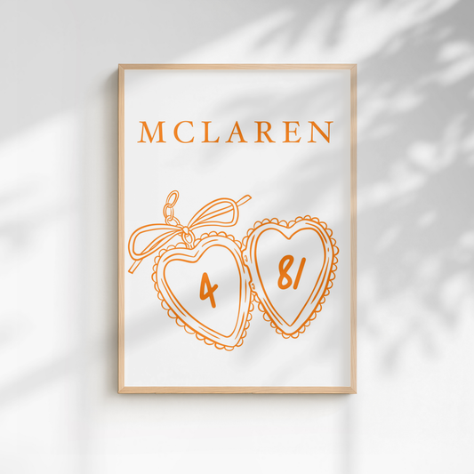 Motor Racing Inspired Team Print