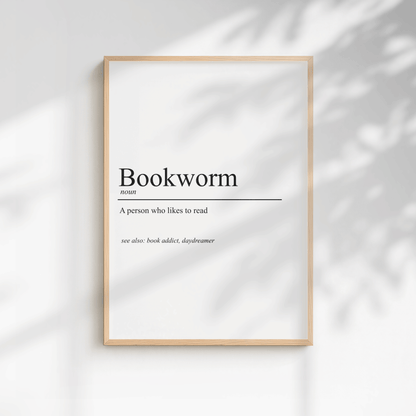 Bookworm Definition Minimal Quote