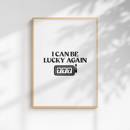 Louis Tomlinson "Lucky Again" Lyric Print - A5