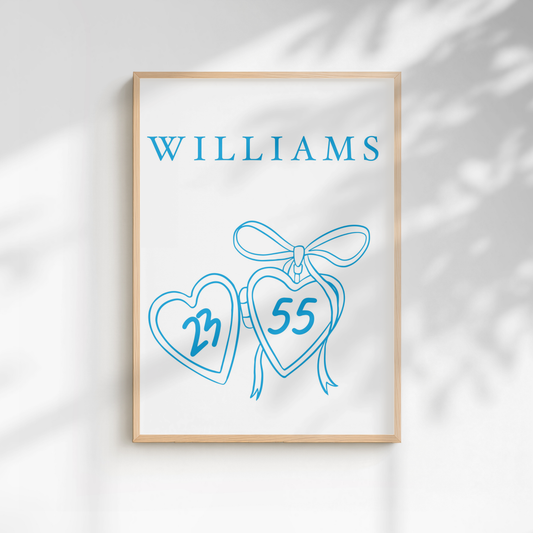 Motor Racing Inspired Team Print