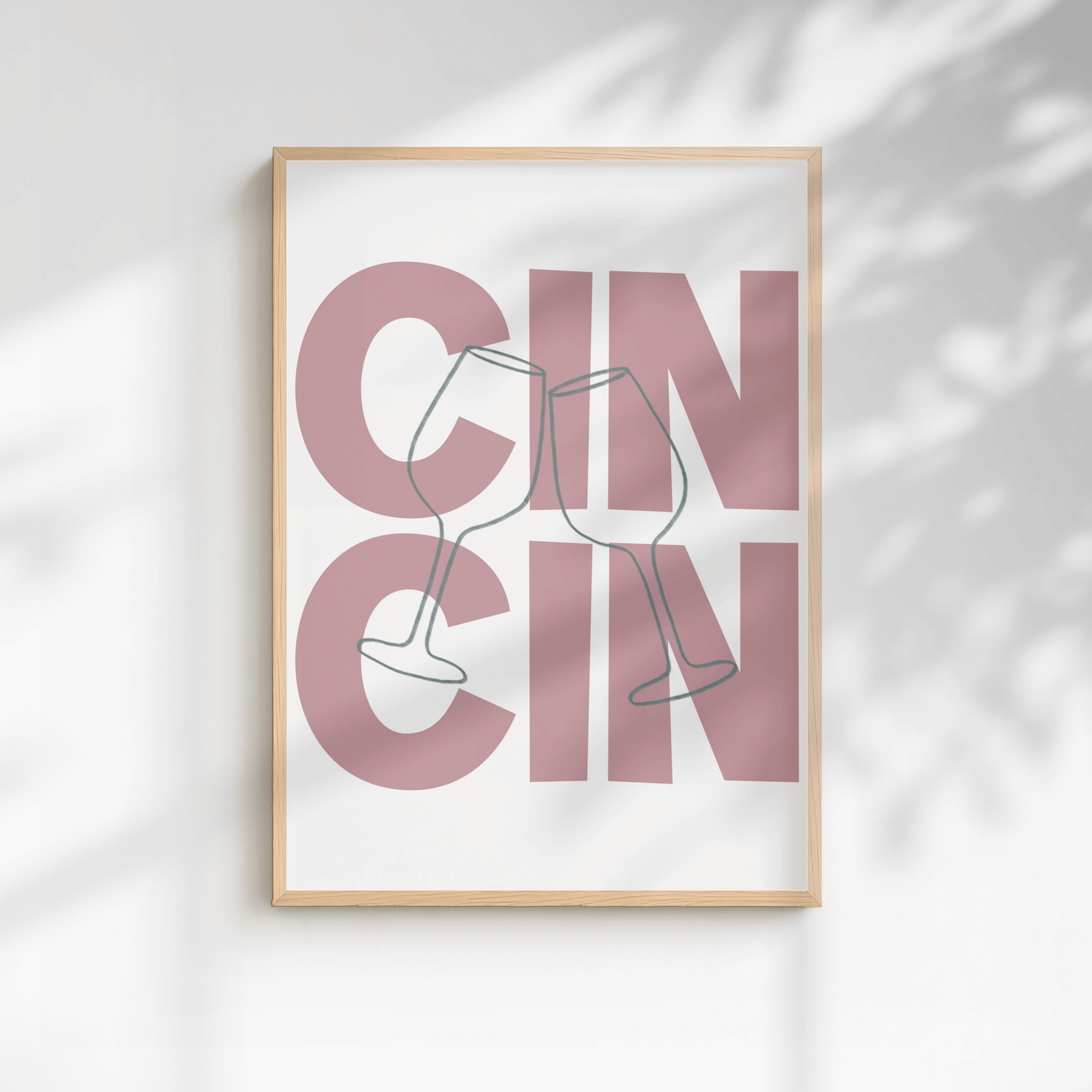 Cin, Cin Bar Print