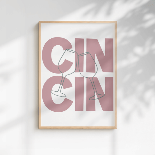 Cin, Cin Bar Print