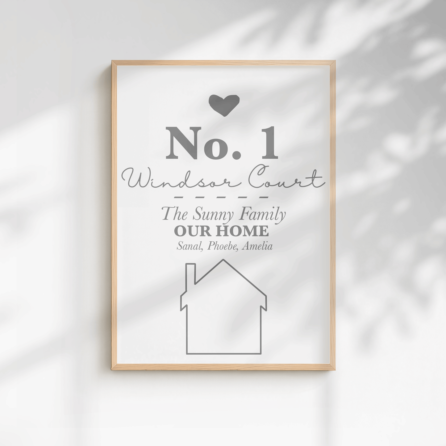 Personalised Family Print