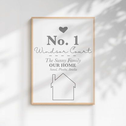 Personalised Family Print