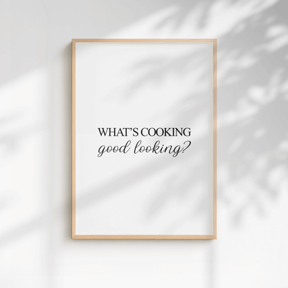 What's Cooking, Good Looking? Kitchen Print