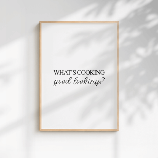 What's Cooking, Good Looking? Kitchen Print