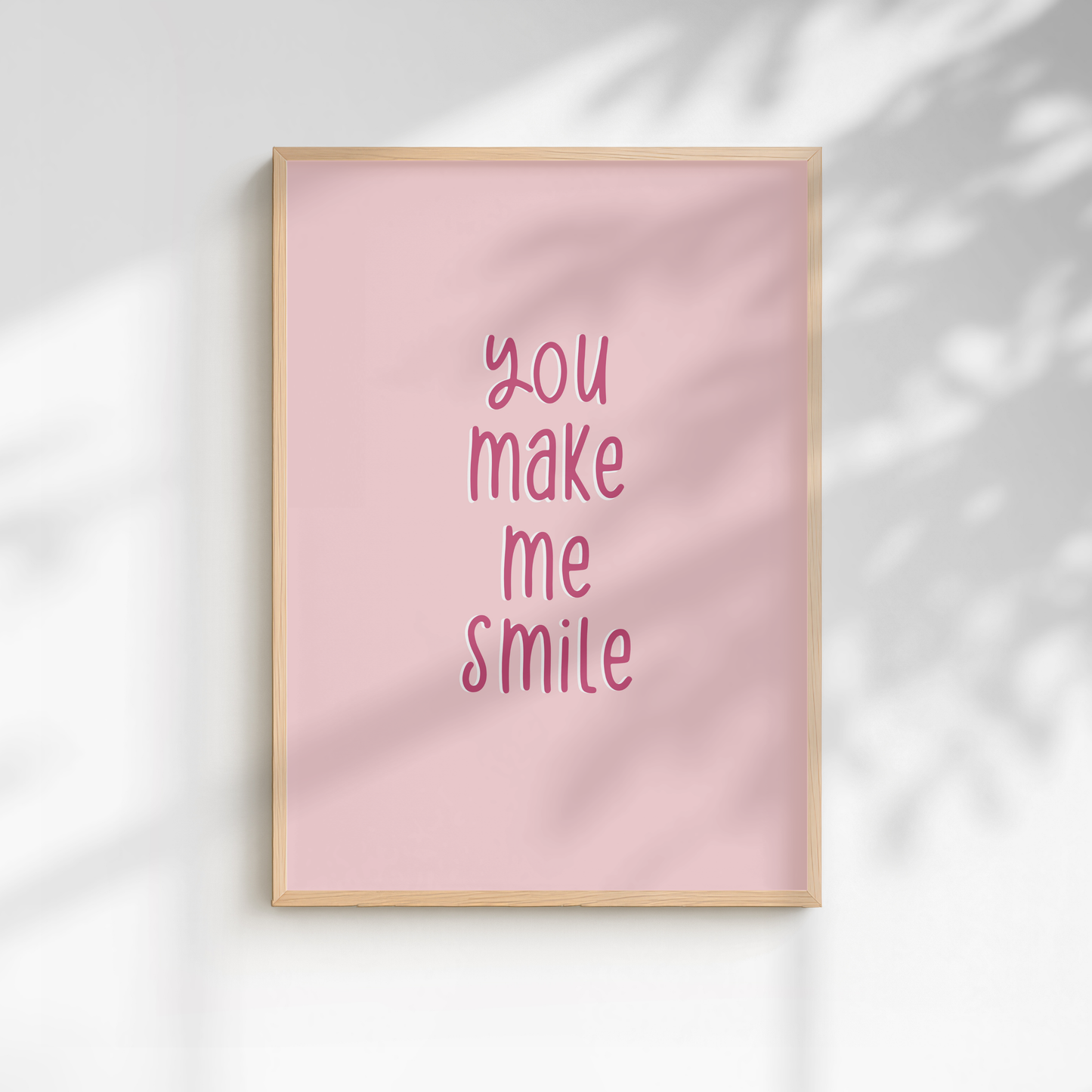 Uncle Kracker "You Make Me Smile" Lyric Print - A5