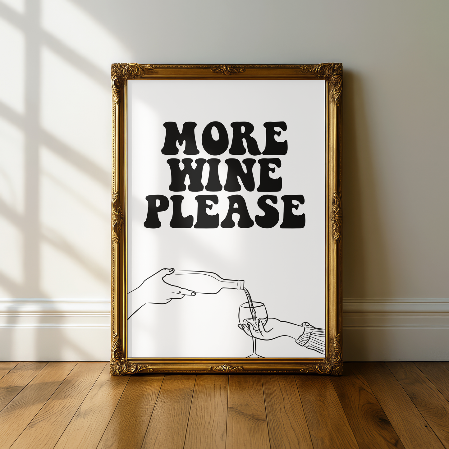 More Wine Please Print