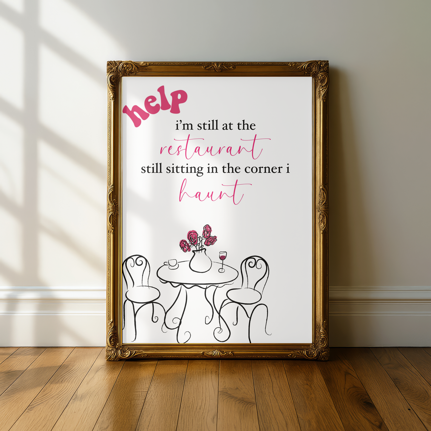 Taylor Swift "Right Where You Left Me" Lyric Print - A5