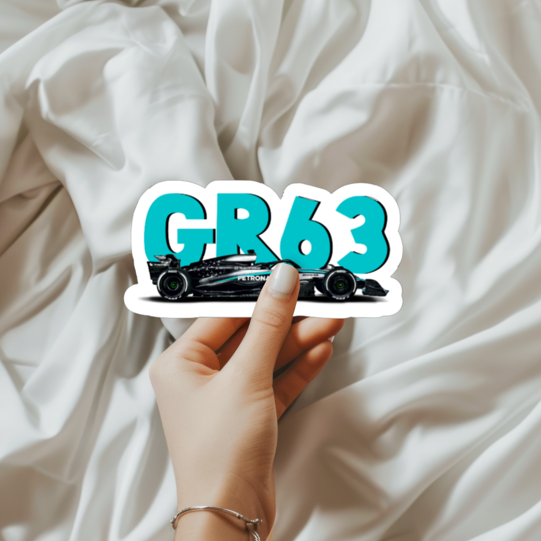 F1 Driver Sticker Name