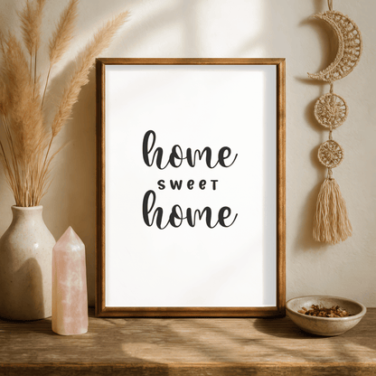 Home Sweet Home Minimal Print