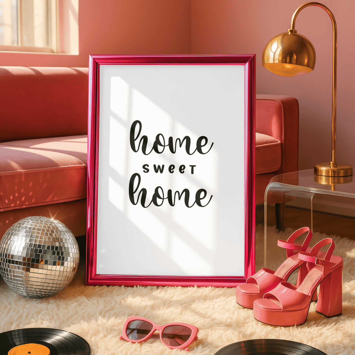 Home Sweet Home Minimal Print