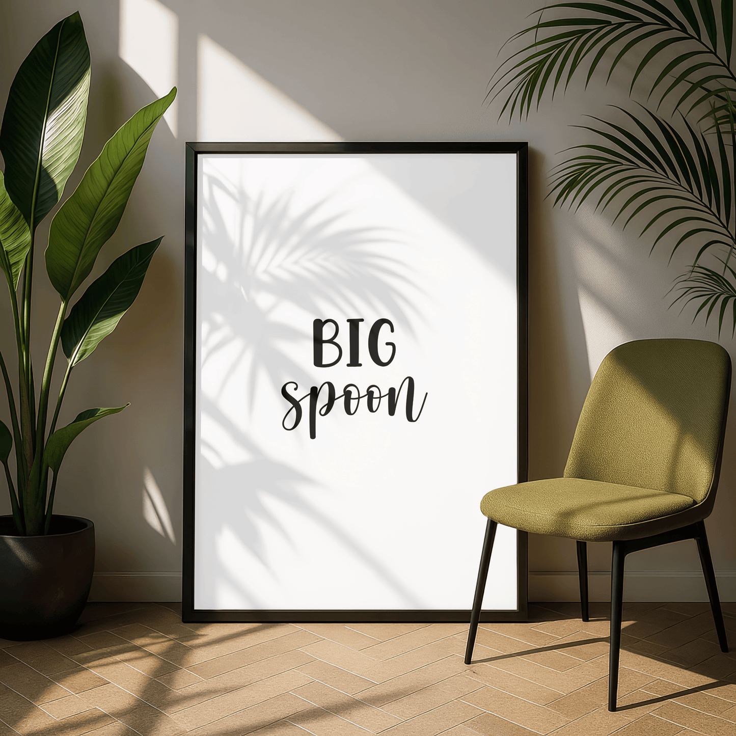 Big Spoon Bedroom Print