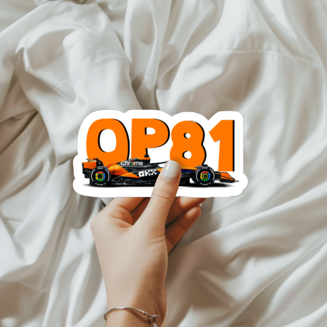 F1 Driver Sticker Name