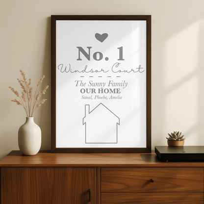 Personalised Family Print
