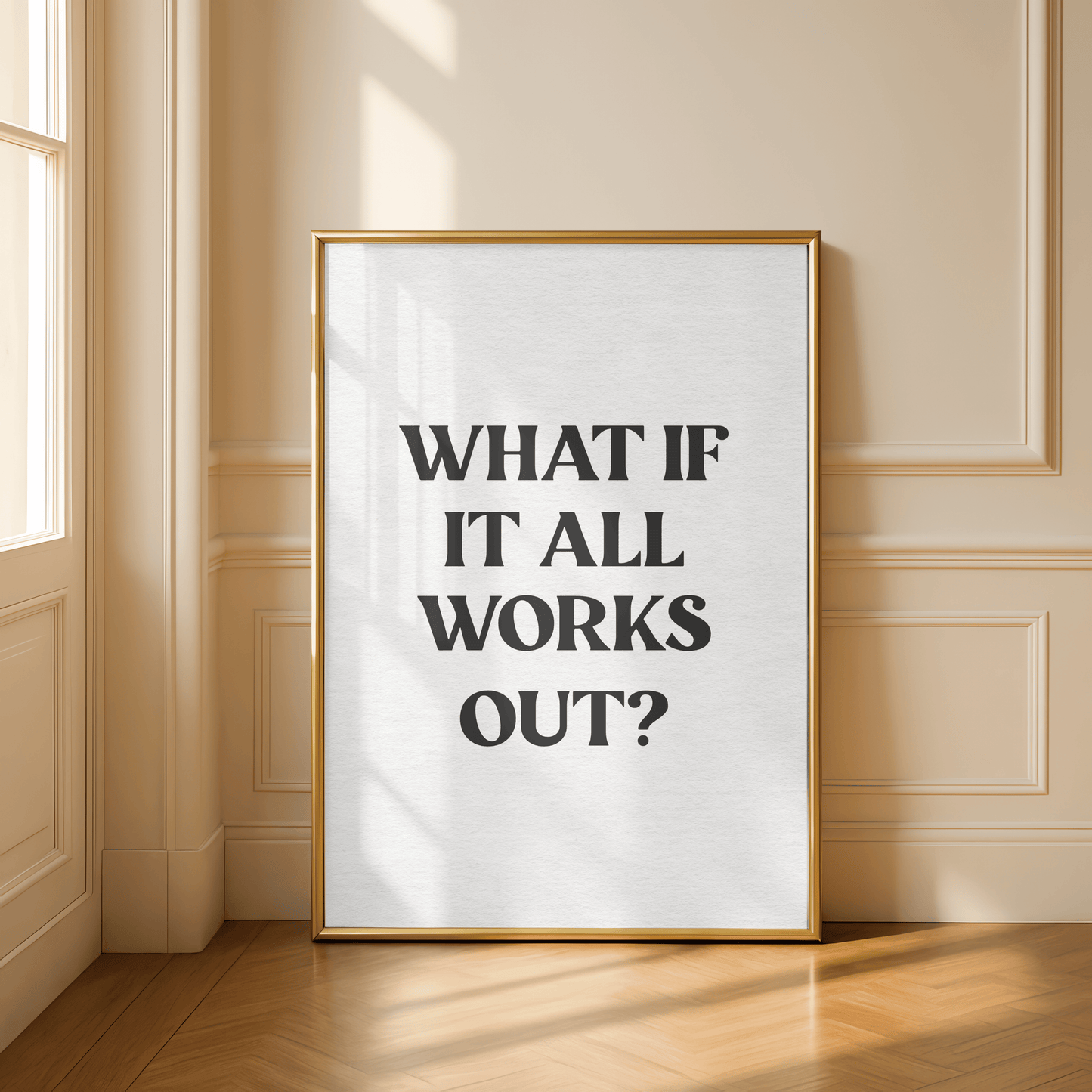 What if it all works out? Quote Print
