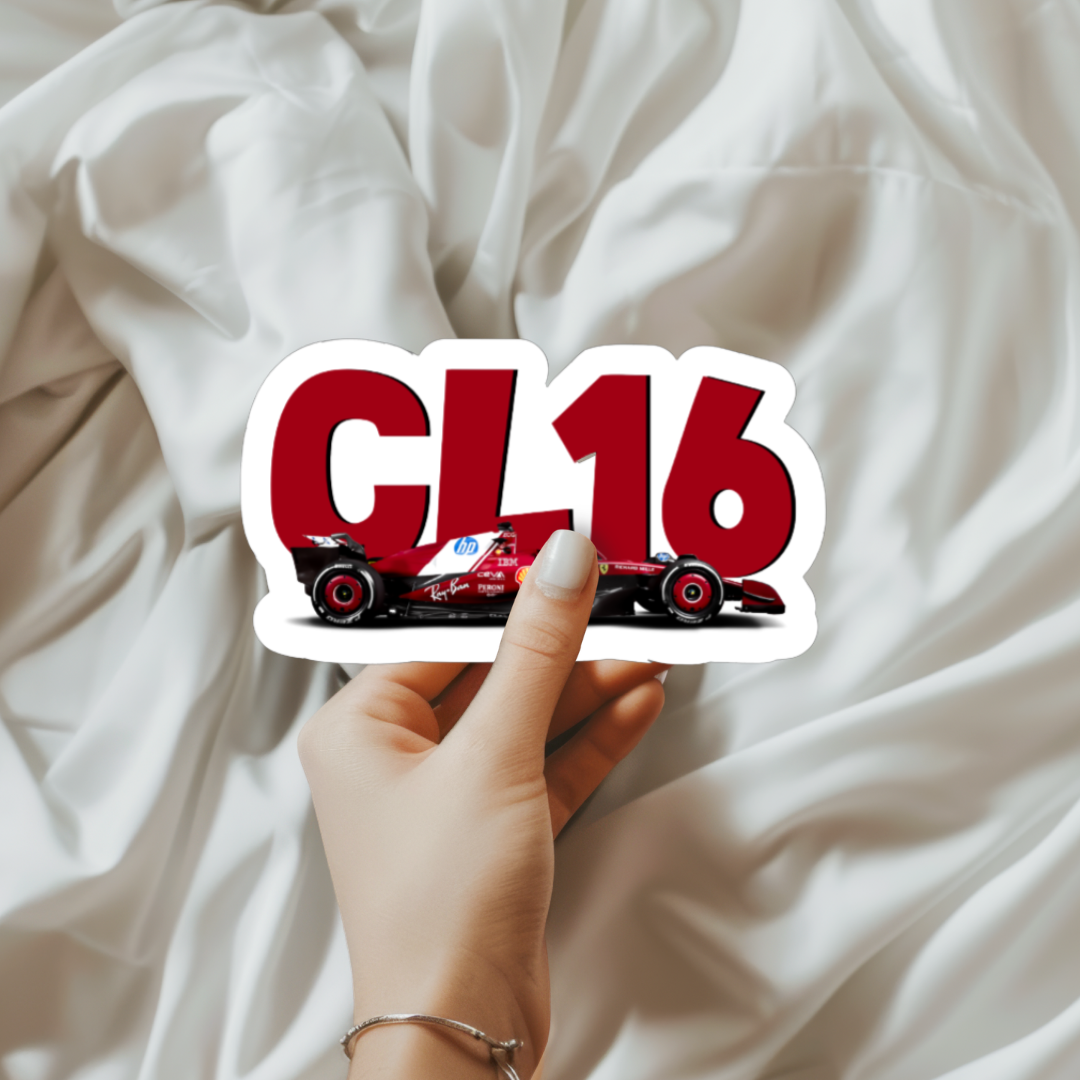 F1 Driver Sticker Name