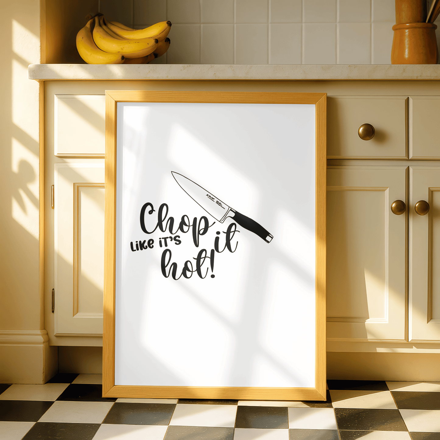 Chop It Like It's Hot Kitchen Print