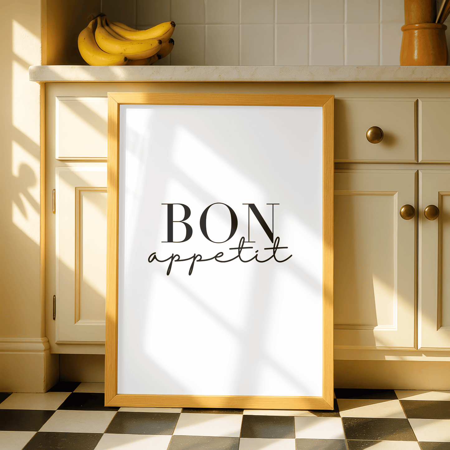 Bon Appetit Minimal Kitchen Print