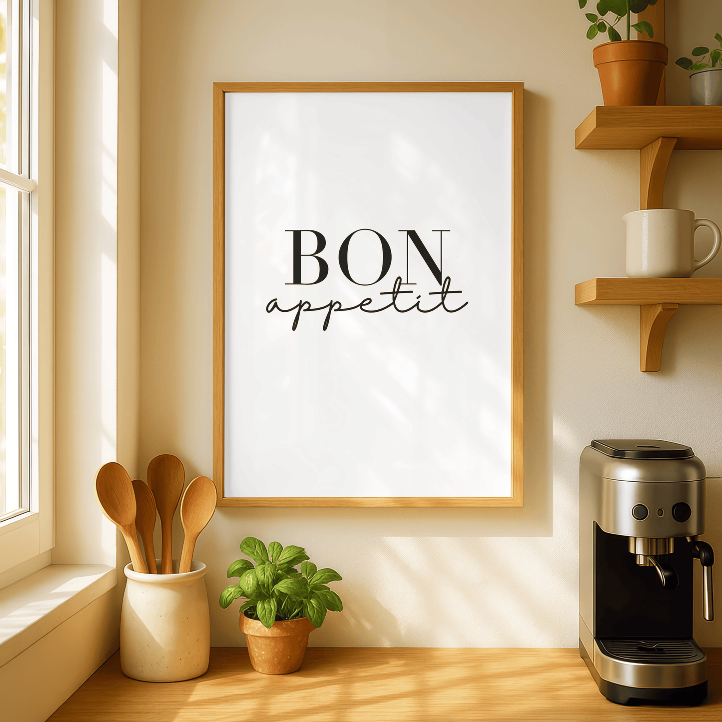 Bon Appetit Minimal Kitchen Print