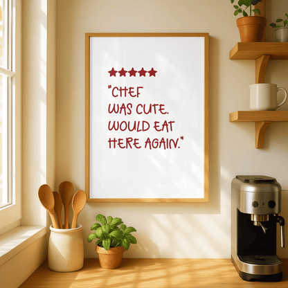 5-Star Review Kitchen Print