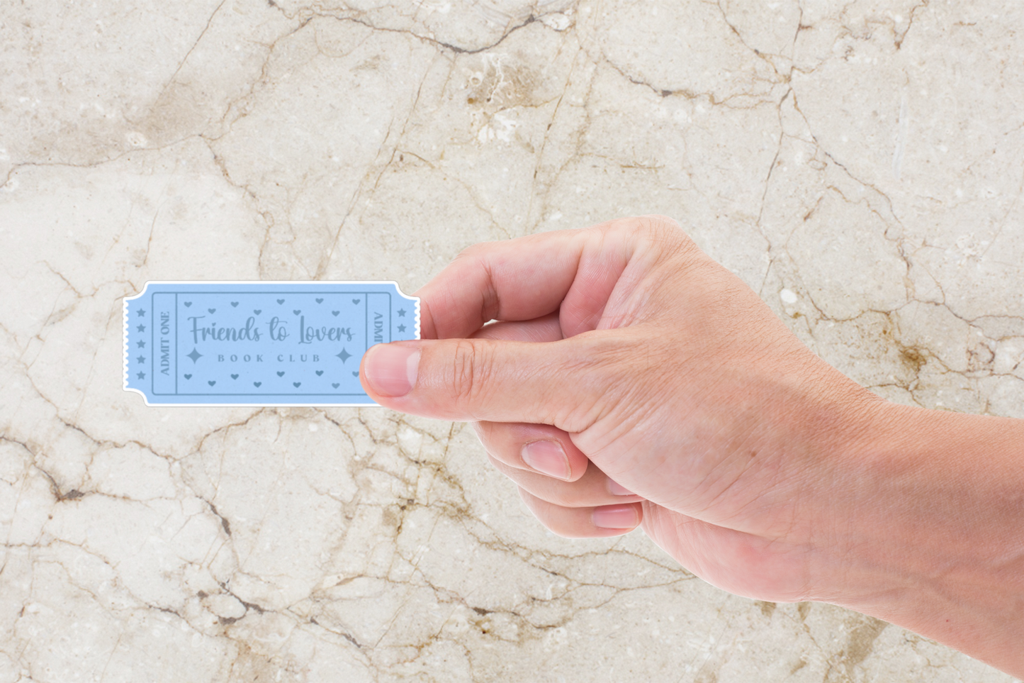 Friends to Lovers Book Club Sticker