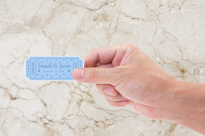 Friends to Lovers Book Club Sticker