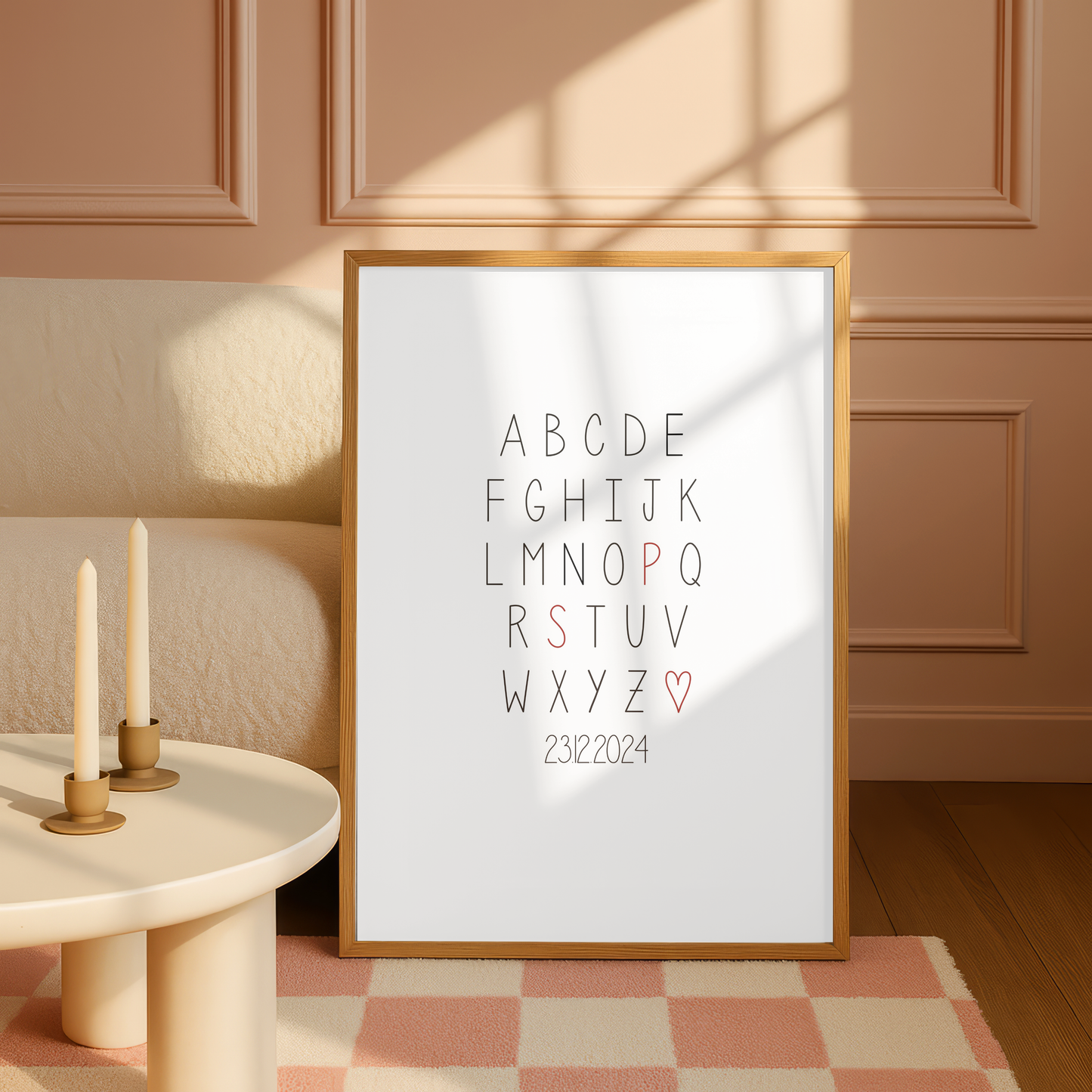 Couple Alphabet Print