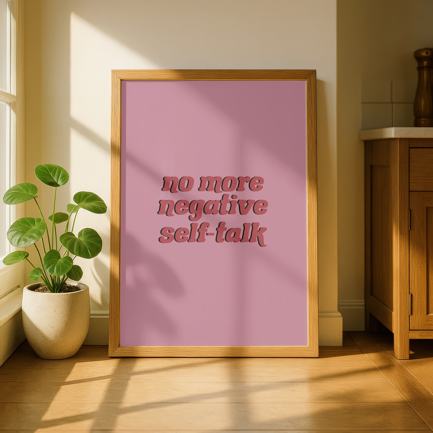 No More Negative Self-Talk Print