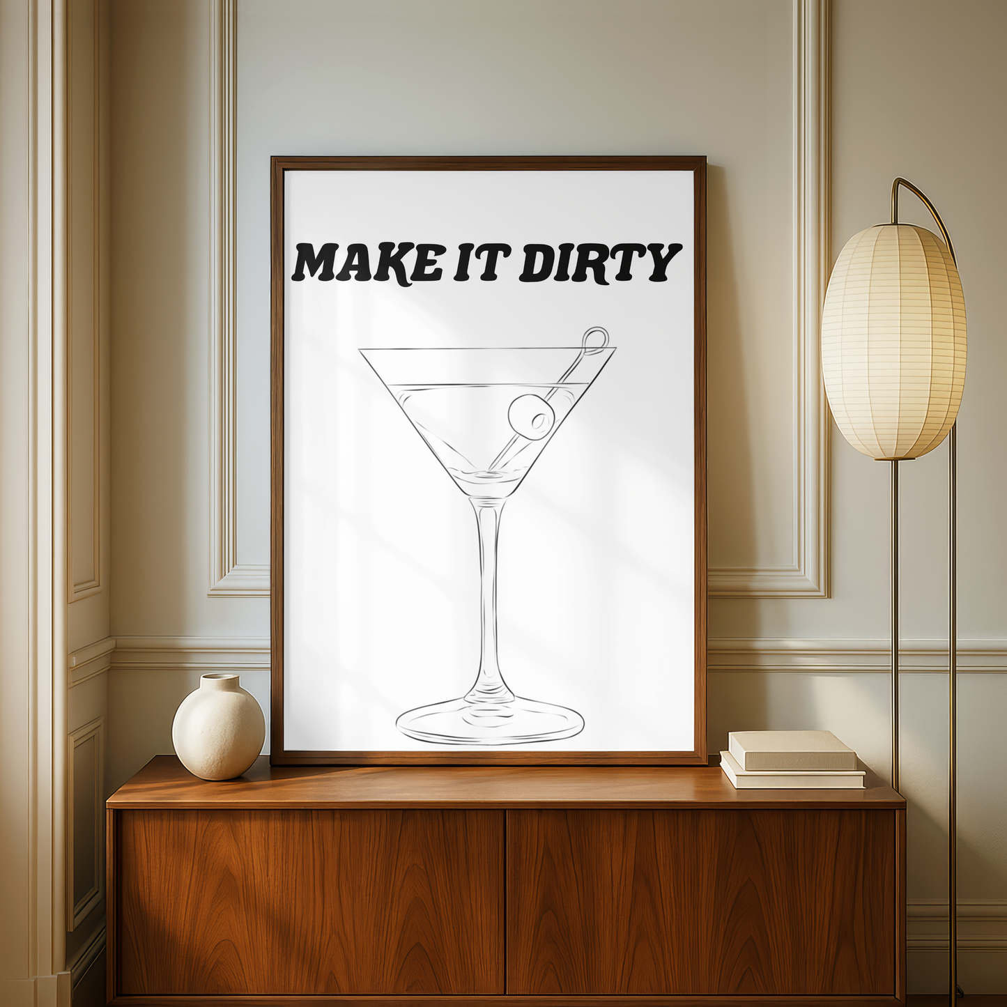 Martini Drink Print